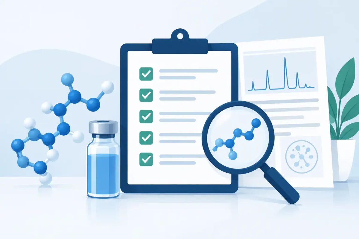Peptide COA Review Checklist for Research Buyers