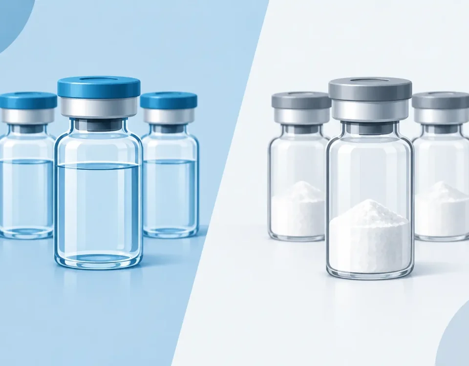 Peptide Vials Versus Lyophilized Powder